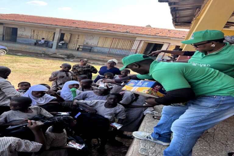 An outreach to special basic school, sharp corner, oke-bola, ibadan, nigeria.